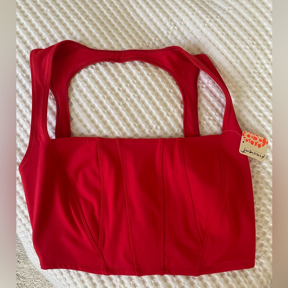 Free People Movement What a Feeling Bustier. Nwt.
